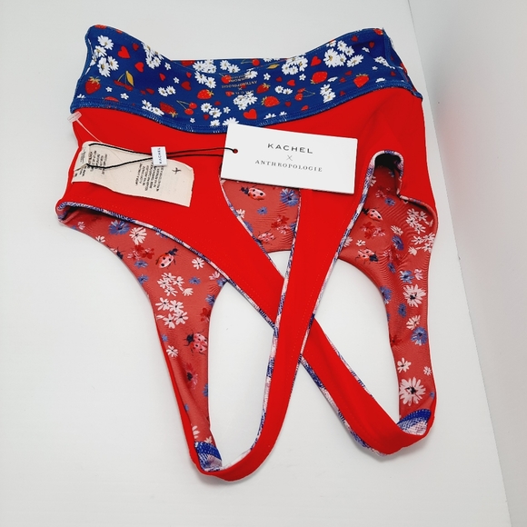 NEW Kachel Anthropologie Floral Sport Bra - Picture 4 of 13